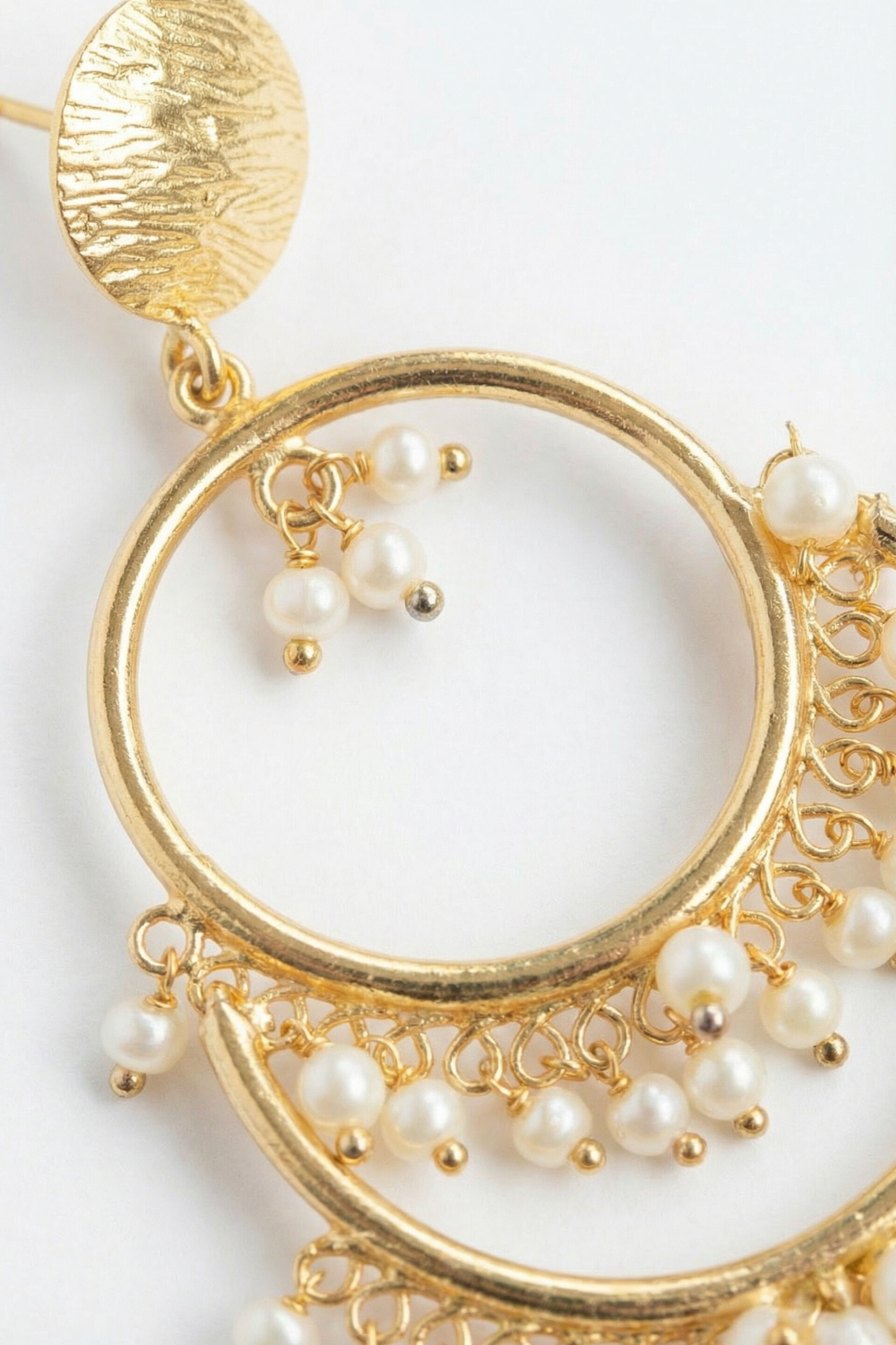 Niharika Chandbali Earrings, , image 3